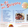 Au fil des saisons (CD de compilation) - A et J-M Versini – Image 2